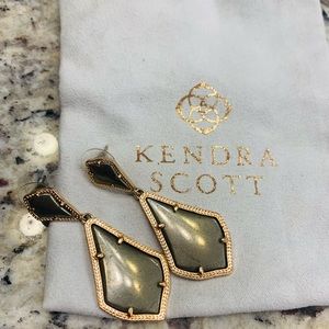Kendra Scott Gunmetal Earrings
